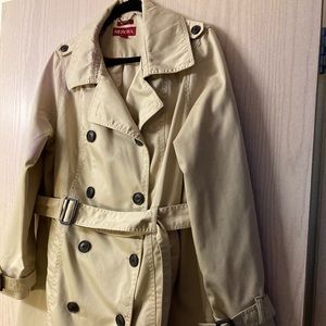 Double Breasted Rain Coat